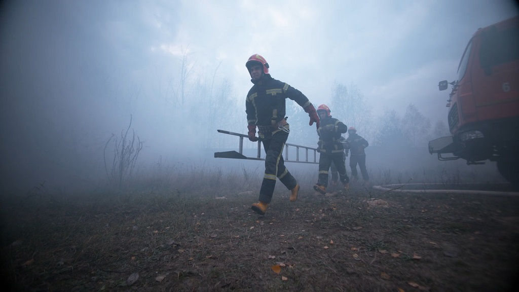 Firefighters on a mission